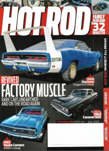 HOT ROD 2020 JULY - '69 DAYTONA, '67 YENKO CAMARO,'65 CORONET 500, '32 ROADSTER